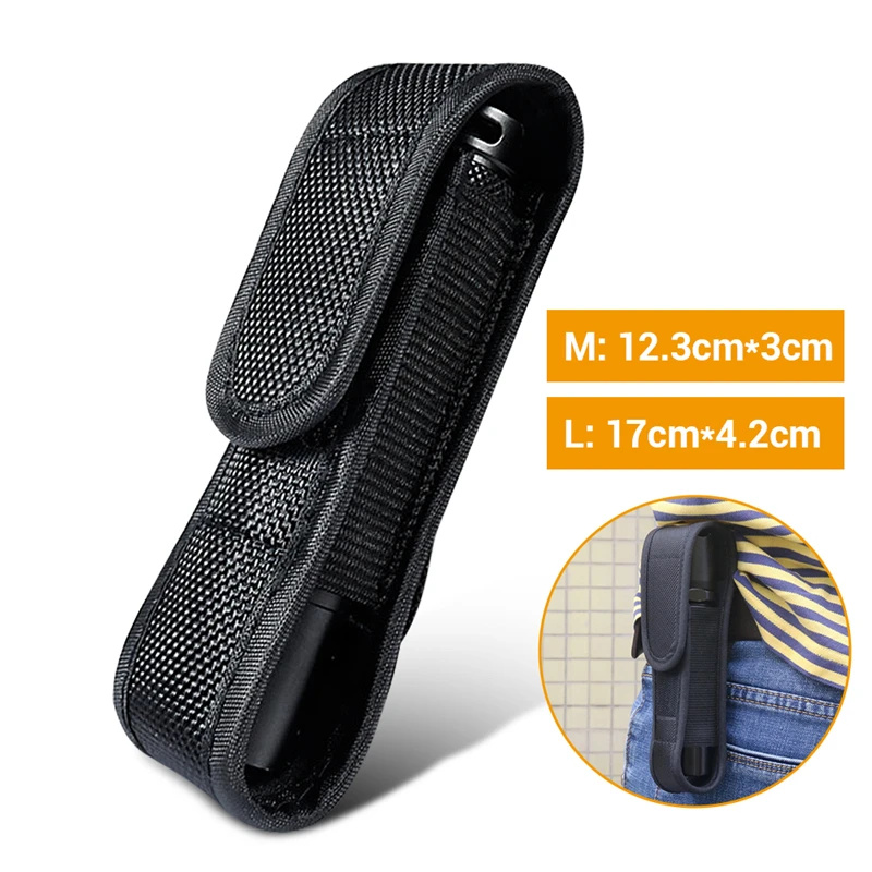 Edc Carry Case - Tactical Molle Flashlight Pouch LED Torch