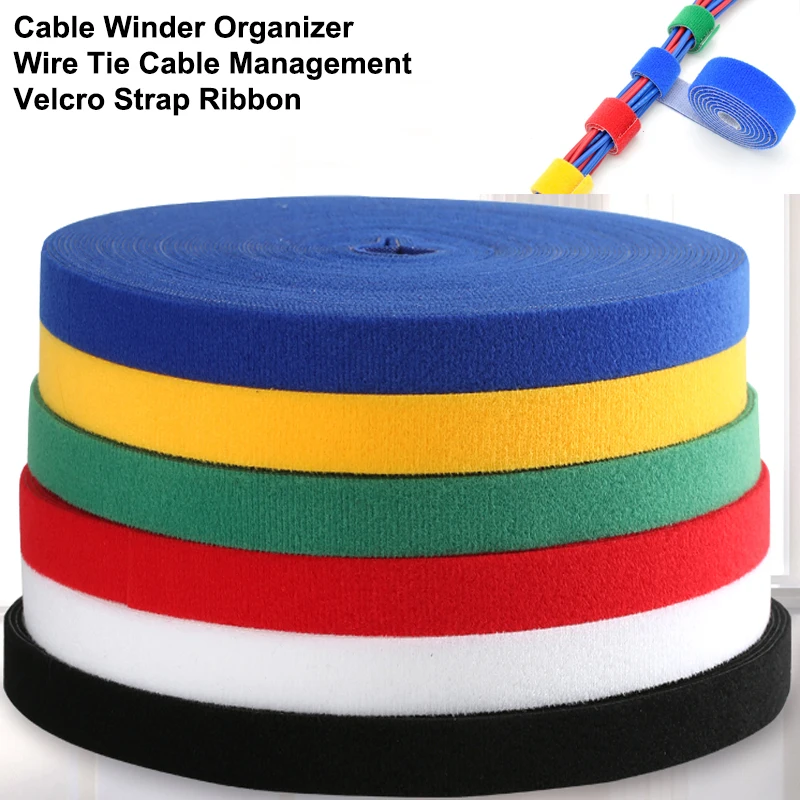 Gear Tie Reusable - 5M DIY Reusable Nylon Cable Ties