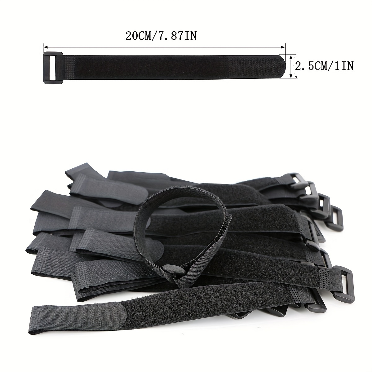 50pcs Reusable Fastening Cable - Gear Tie Reusable recension och pris