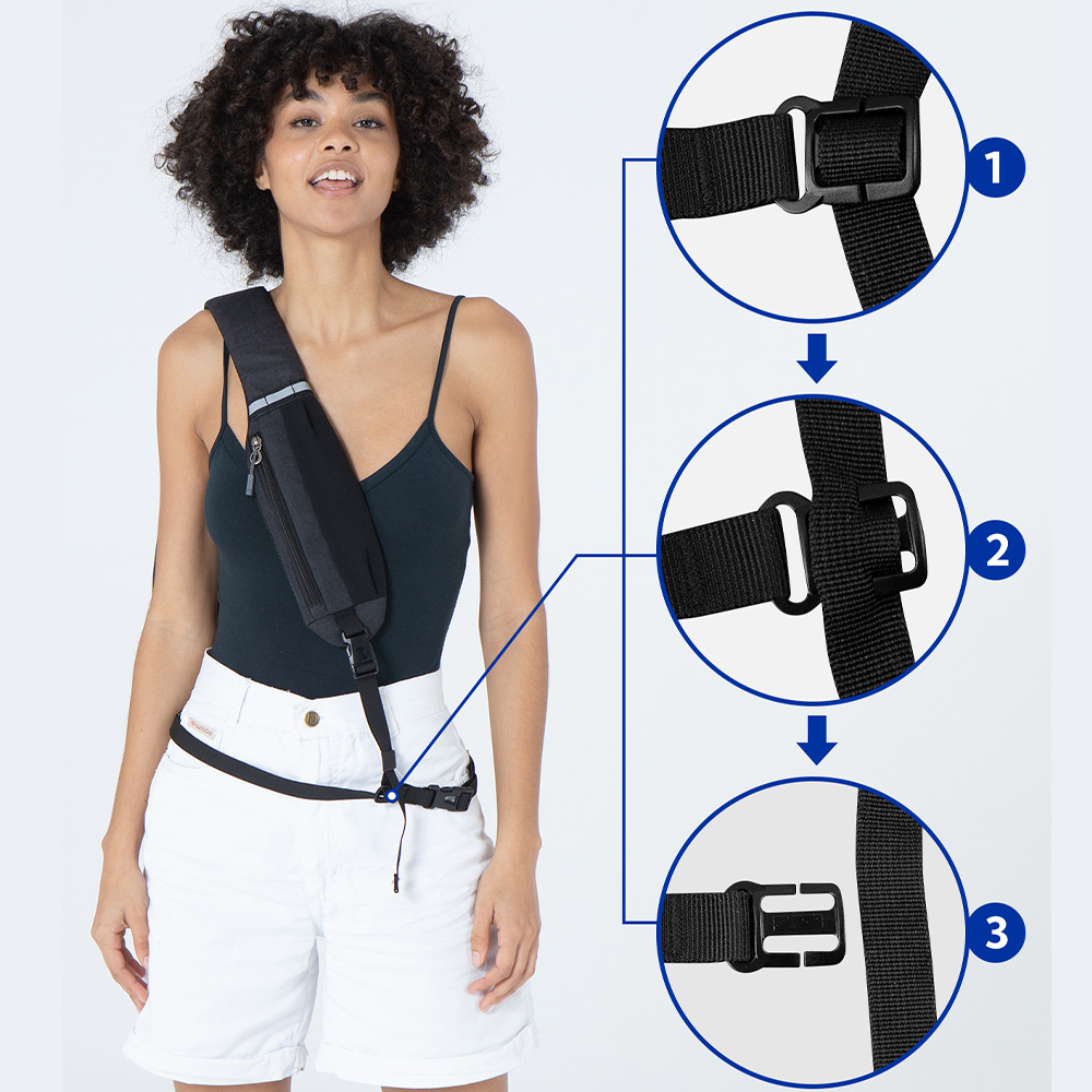 WATERFLY Crossbody Sling Bag C - Edc Carry Bag recension och pris