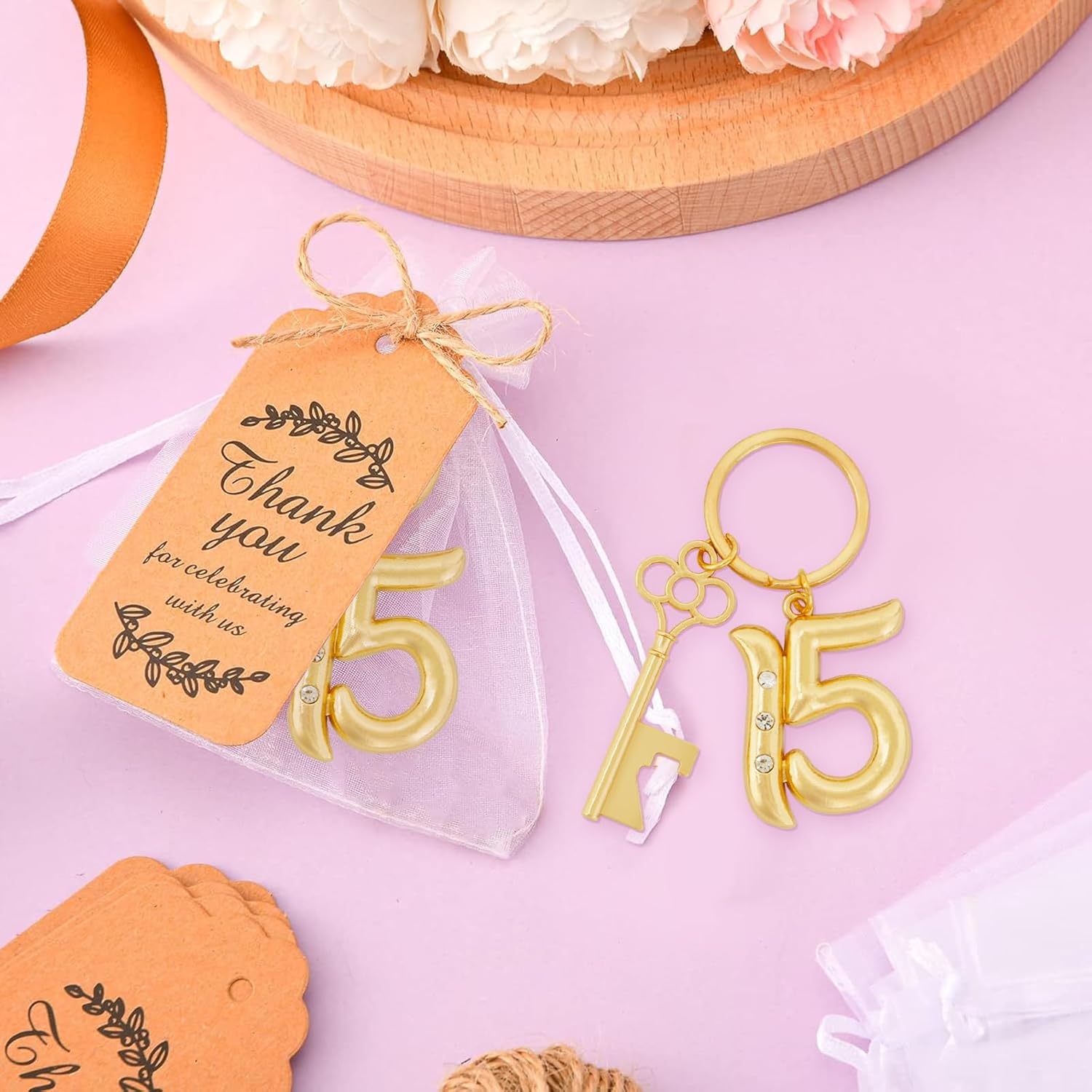 Quinceañera 15th Birthday Bott - Bottle Opener Keyring recension och pris