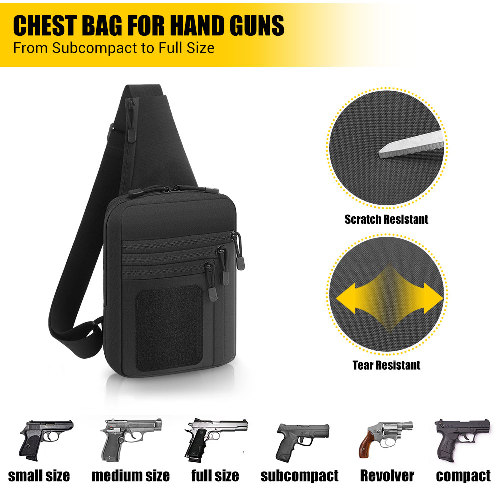 Tactical Pistol Gun Bag Concea - Edc Carry Holster recension och pris