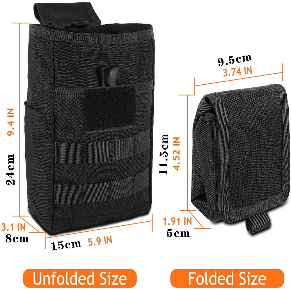 Foldable Molle Dump Drop Pouch - Edc Carry Pack recension och pris
