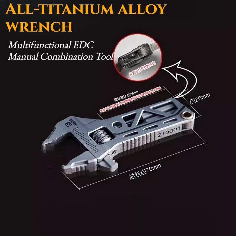 TC4 All-titanium Alloy Wrench  - Edc Carry Pliers recension och pris
