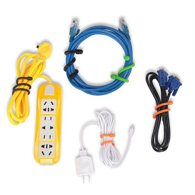 5PCS Silicone Zip Ties, Steel  - Gear Tie Reusable recension och pris