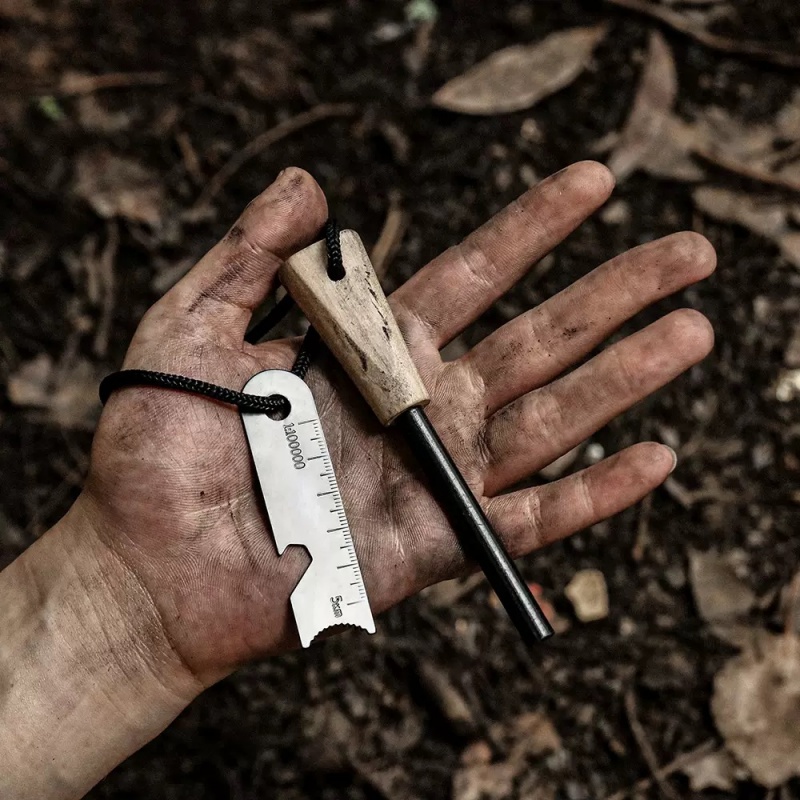 Portable outdoor flint, equipp - Ferro Rod Striker recension och pris