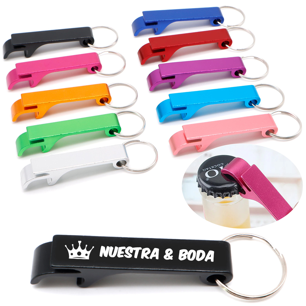 20 50 100Pcs Customized Small  - Bottle Opener Keyring recension och pris
