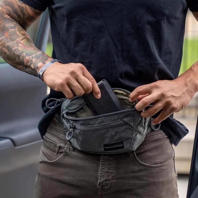 Mens Belt Bag with Adjustable  - Edc Carry Bag For Men recension och pris