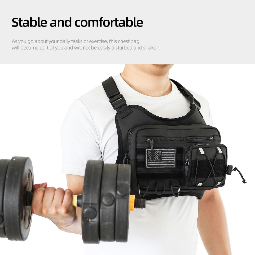 Men Women Tactical Chest Bag L - Edc Carry Bag For Men recension och pris