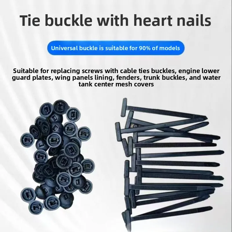 100/50/20pcs Car Nylon Tie Wra - Gear Tie Reusable recension och pris