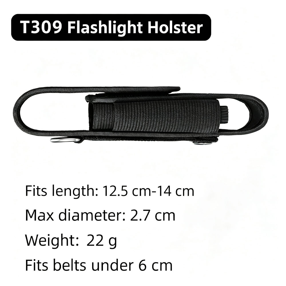 T309 Tactical Flashlight Pouch - Edc Carry Holster recension och pris