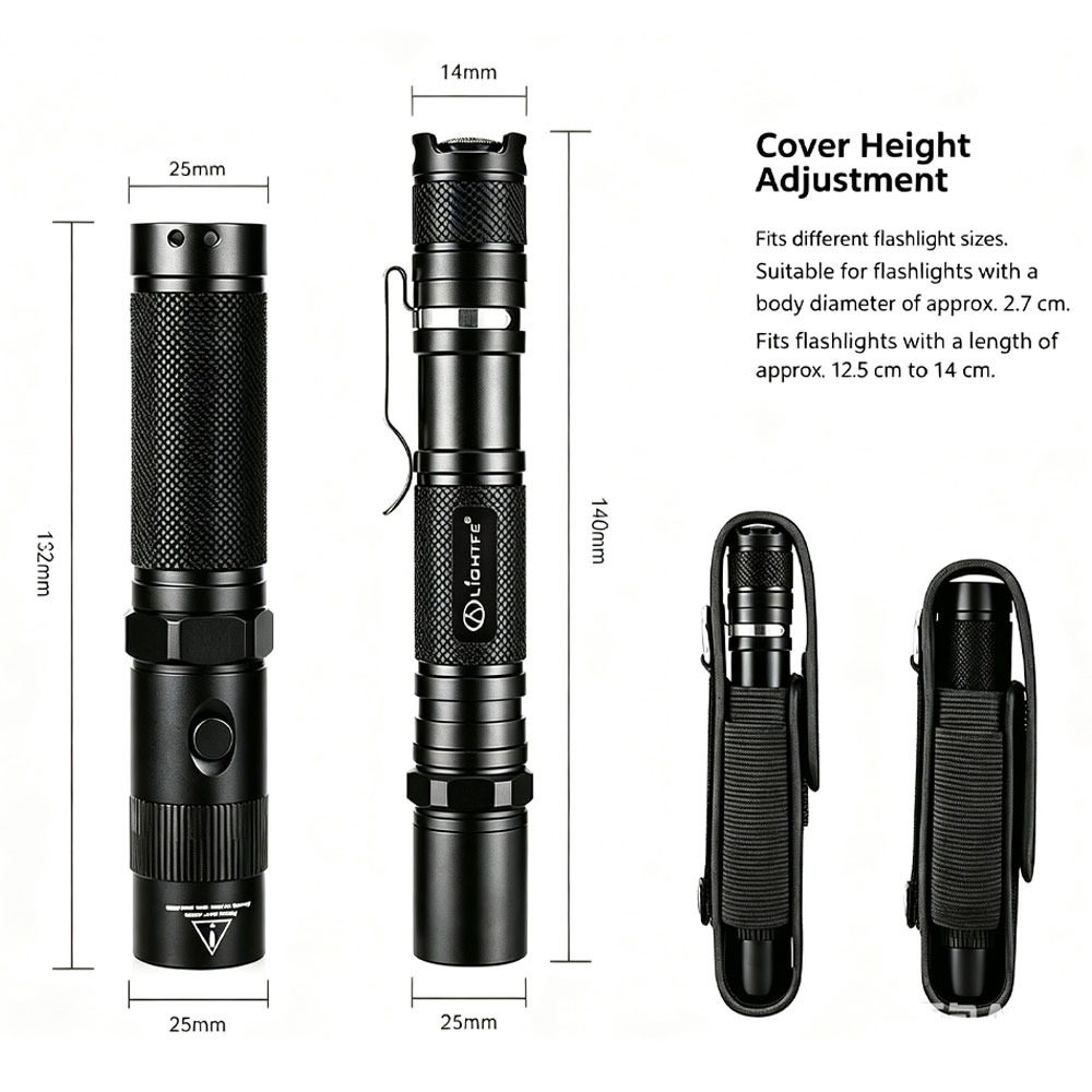 T309 Tactical Flashlight Pouch - Edc Carry Holster recension och pris