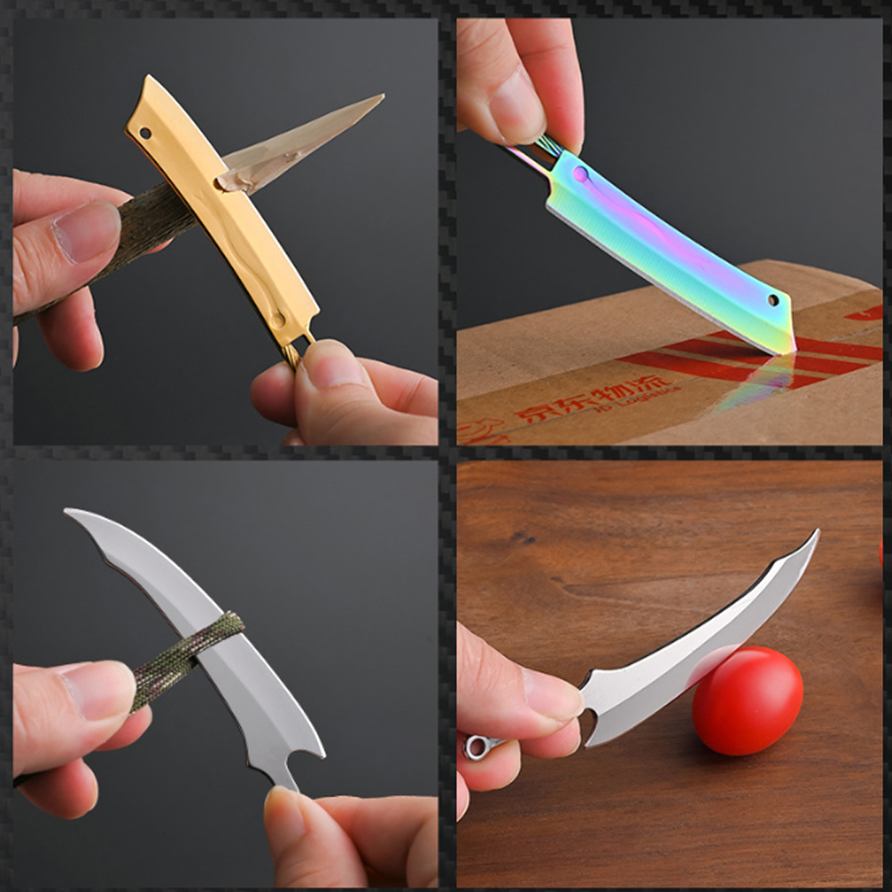 Titanium Mini Knife - Portable - Edc Carry Pocket Knife recension och pris