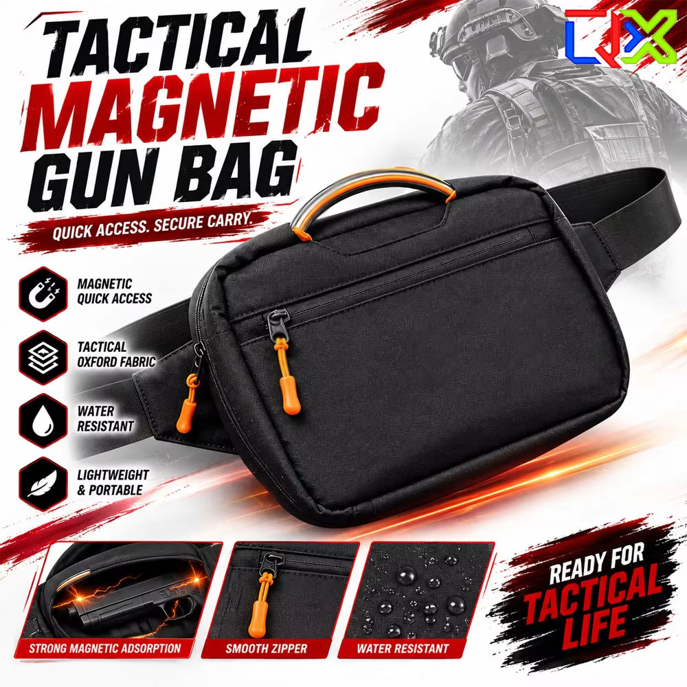 Tactical Magnetic Waist Pack Q - Edc Carry Bag For Men recension och pris