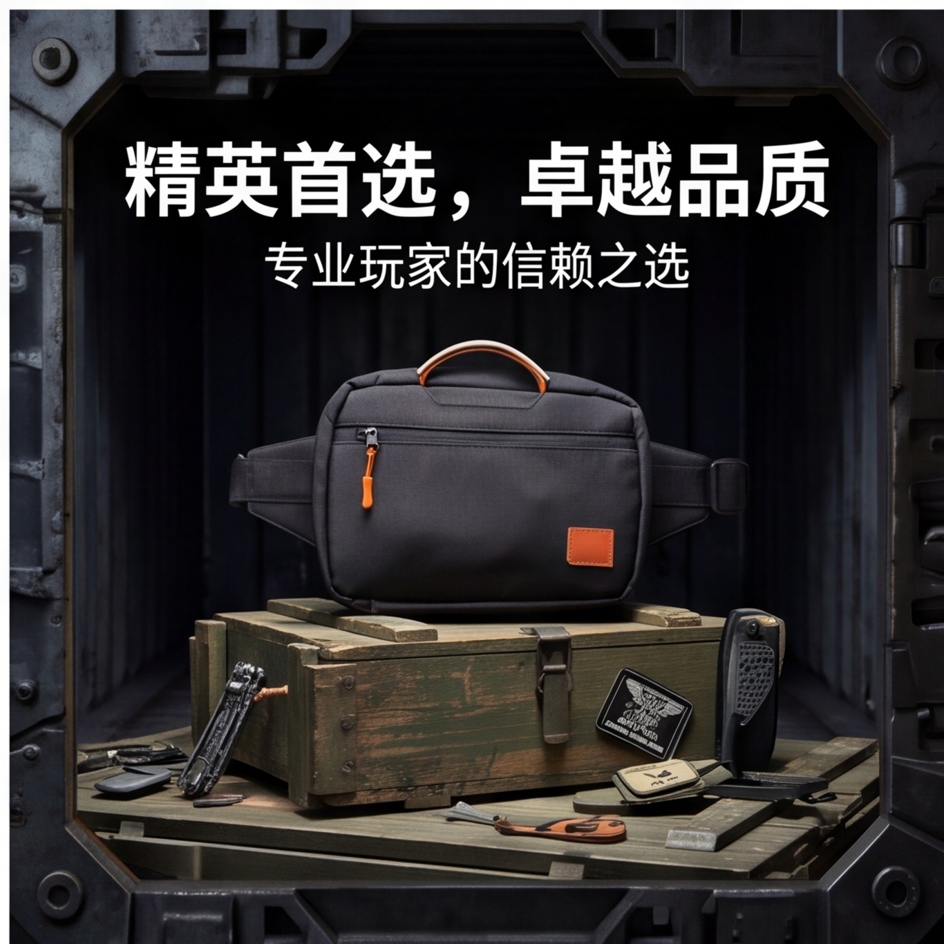 Tactical Magnetic Waist Pack Q - Edc Carry Bag For Men recension och pris