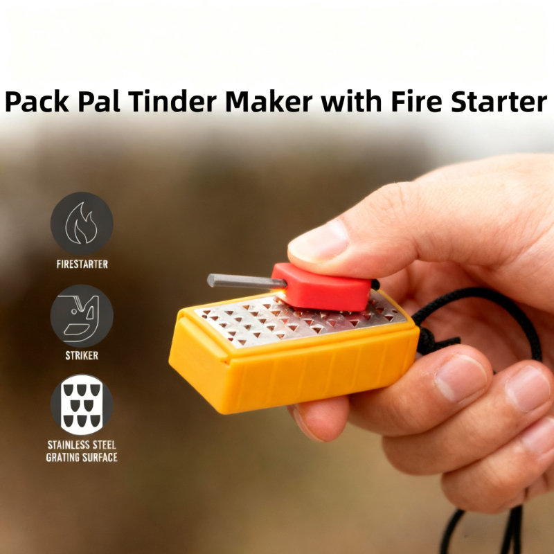 Lightweight Tinder Maker with  - Ferro Rod Striker recension och pris