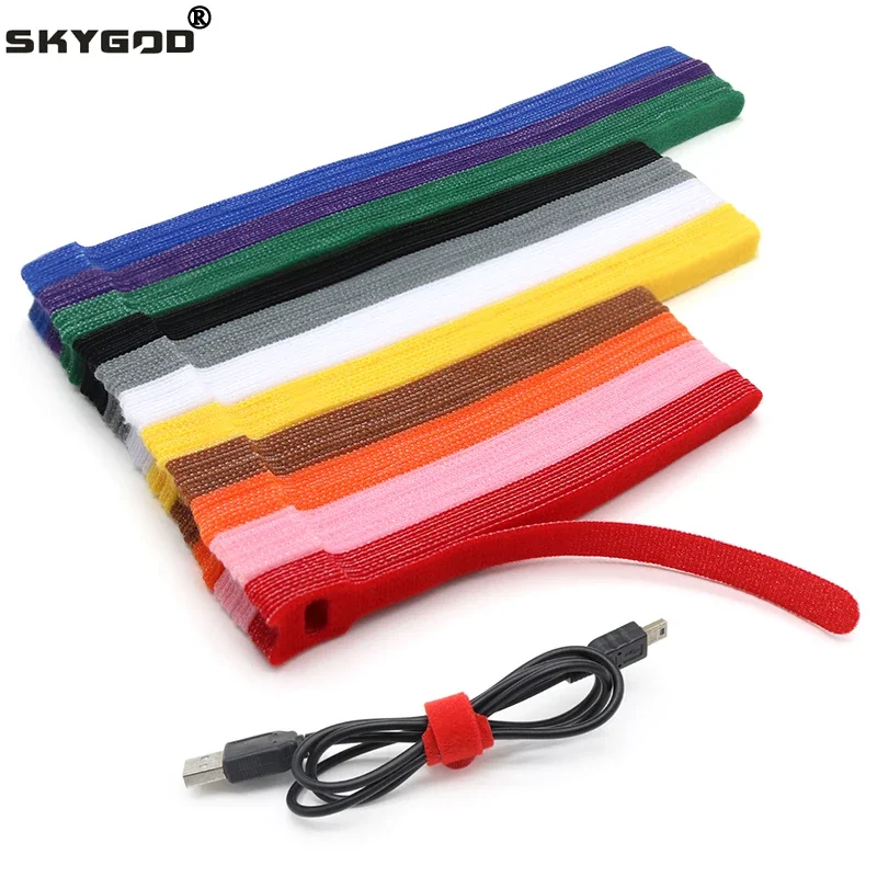 50/100pcs Releasable Cable Tie - Gear Tie Reusable recension och pris