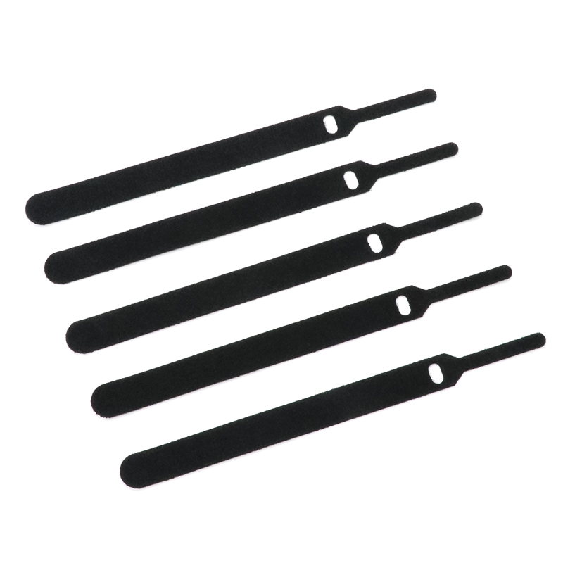 20Pcs Black Hook and Loop Stra - Gear Tie Reusable recension och pris