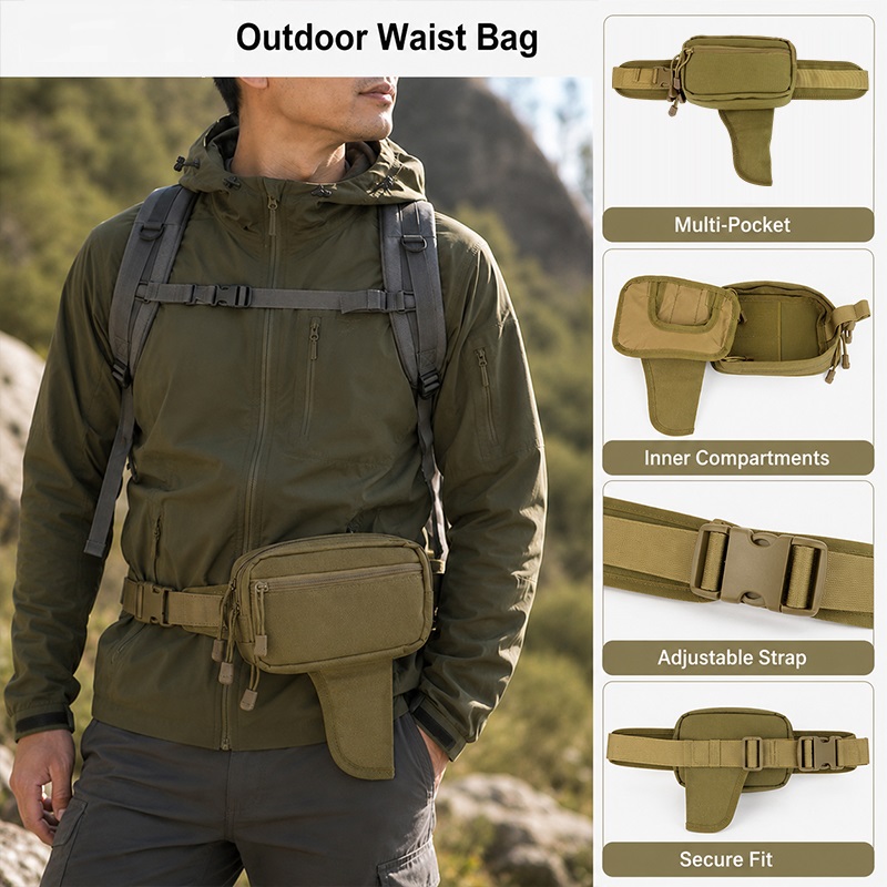 Multifunctional Waist Bag Nylo - Edc Carry Holster recension och pris