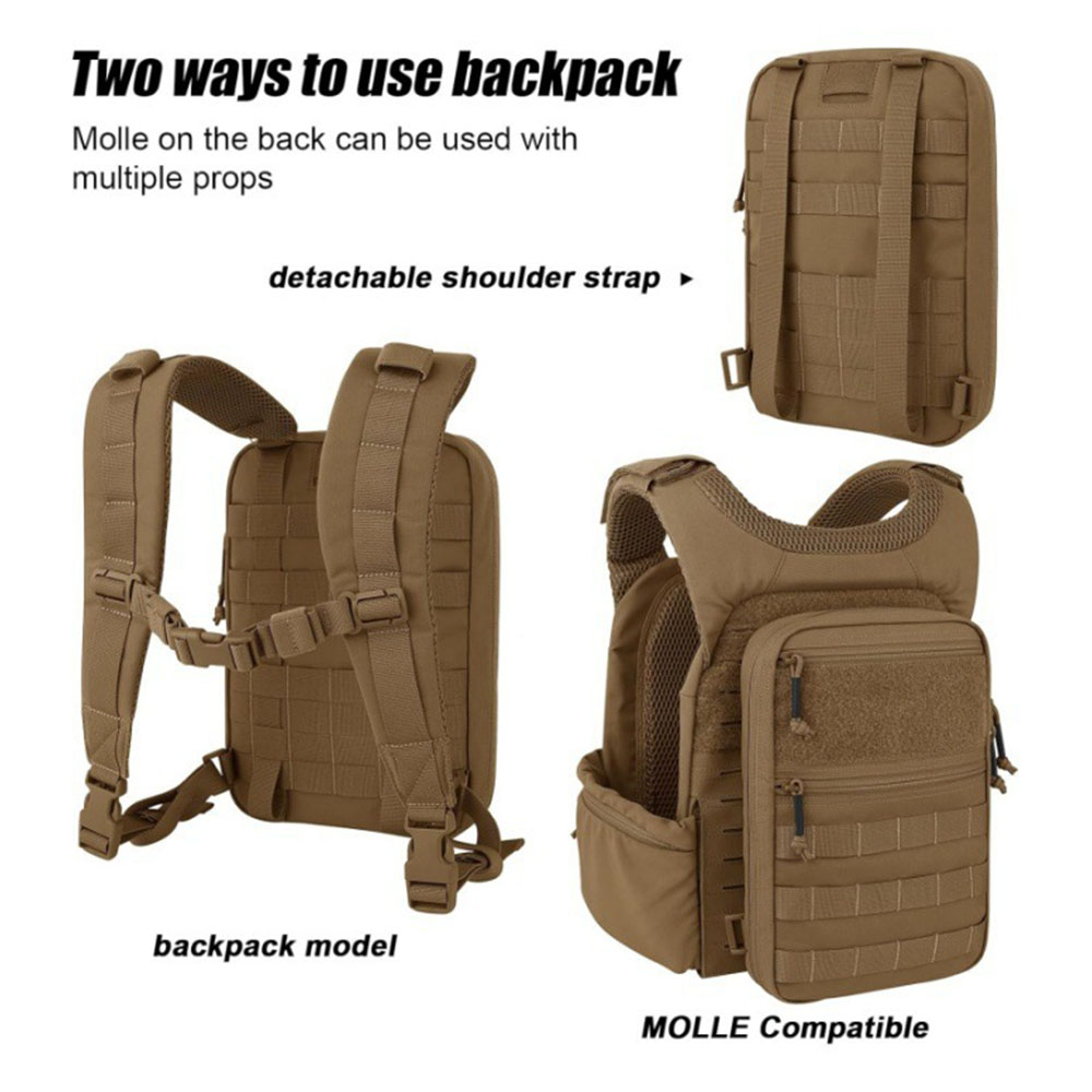 Tactical MOLLE Backpack Waterp - Edc Carry Kit recension och pris